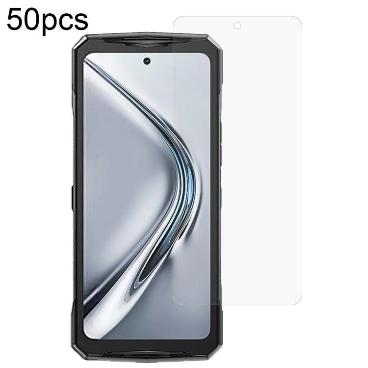 For DOOGEE V40 Pro 50pcs 0.26mm 9H 2.5D Tempered Glass Film