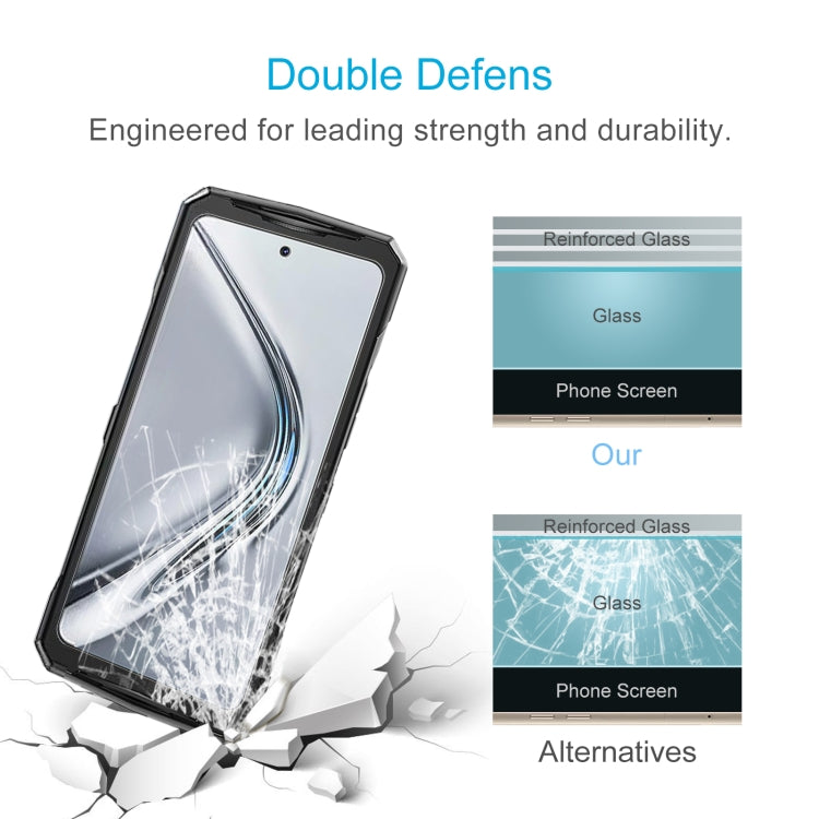 For DOOGEE V40 Pro 50pcs 0.26mm 9H 2.5D Tempered Glass Film
