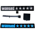 EL Luminous Car Stickers Cold Light Car Stickers Car Luminous Pattern Decoration(Wanted Ice Blue) - Decorative Sticker by PMC TechLife | Online Shopping South Africa | PMC TechLife | Buy Now Pay Later Mobicred