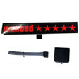 EL Luminous Car Stickers Cold Light Car Stickers Car Luminous Pattern Decoration(Wanted Red) - Decorative Sticker by PMC TechLife | Online Shopping South Africa | PMC TechLife | Buy Now Pay Later Mobicred