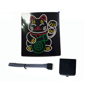 EL Luminous Car Stickers Cold Light Car Stickers Car Luminous Pattern Decoration(Cat)