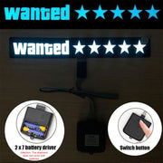 EL Luminous Car Stickers Cold Light Car Stickers Car Luminous Pattern Decoration(Driver Safe)