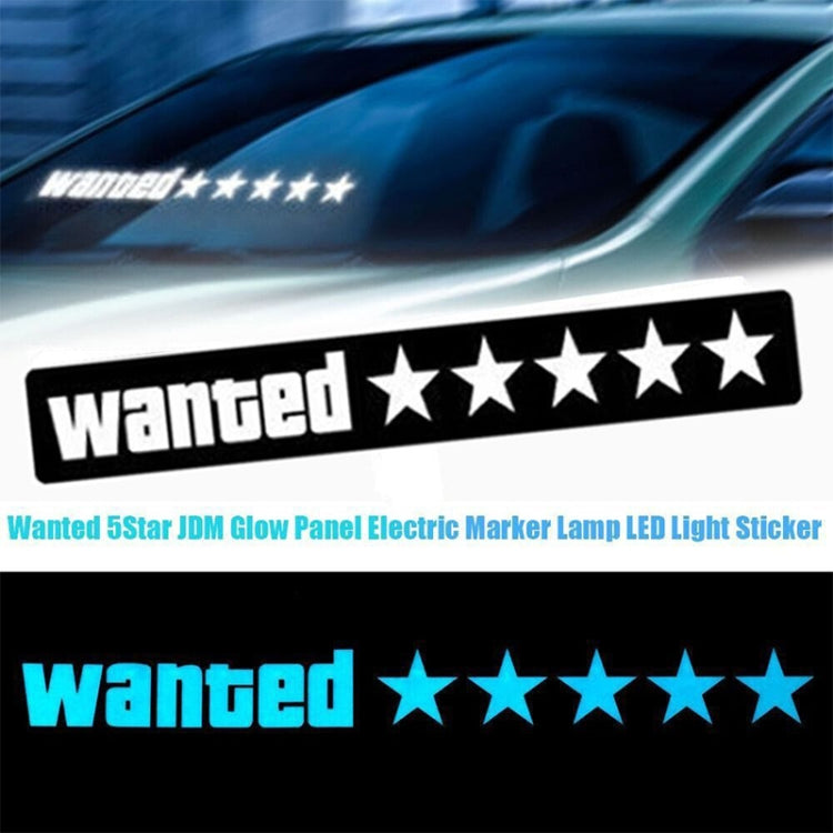 EL Luminous Car Stickers Cold Light Car Stickers Car Luminous Pattern Decoration(Night Runner)