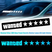 EL Luminous Car Stickers Cold Light Car Stickers Car Luminous Pattern Decoration(Night Runner)