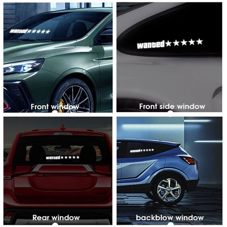 EL Luminous Car Stickers Cold Light Car Stickers Car Luminous Pattern Decoration(GOOD)