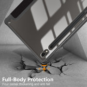 For Samsung Galaxy Tab S9 Acrylic 3-folding Painted Smart Leather Tablet Case(Big Eyes ME)