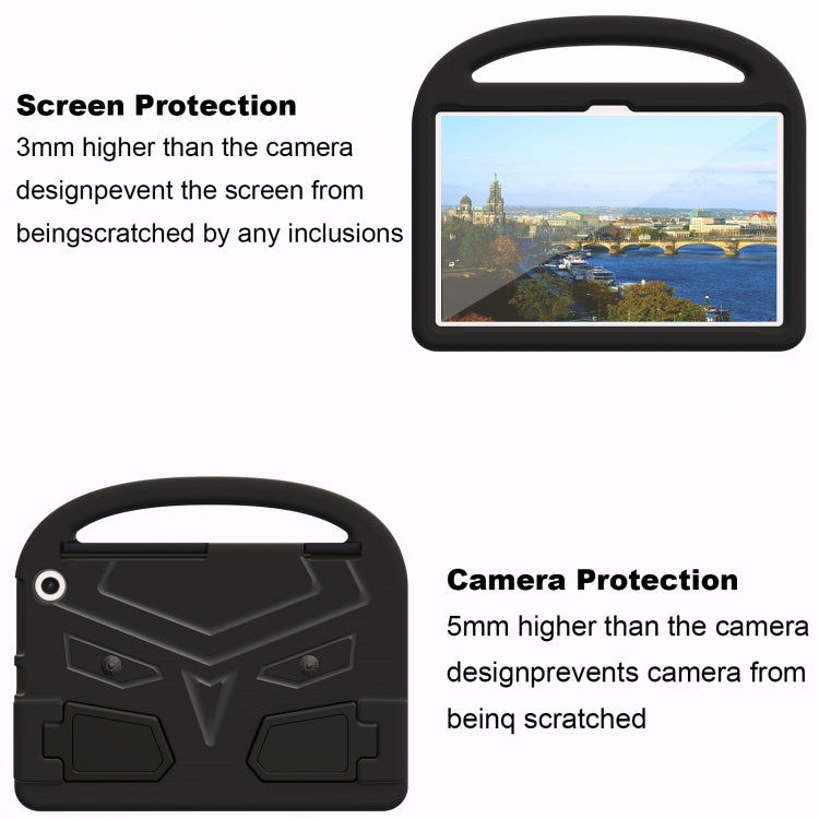 For Amazon Kindle Fire Max 11 2023 Sparrow Style Shockproof Kickstand EVA Tablet Case(Black)