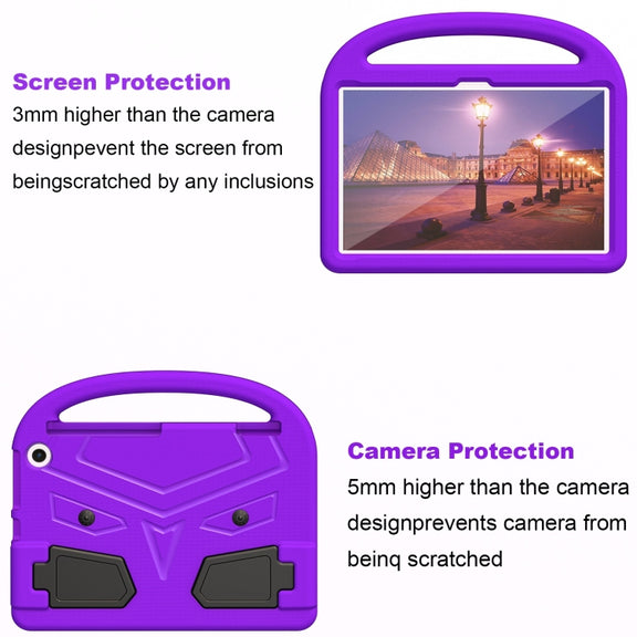 For Amazon Kindle Fire Max 11 2023 Sparrow Style Shockproof Kickstand EVA Tablet Case(Purple)