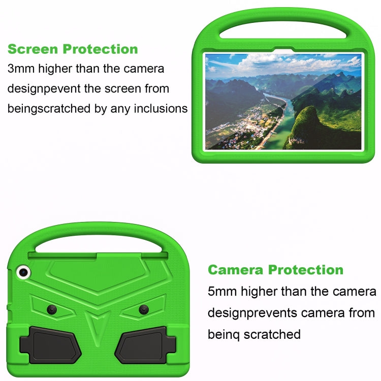 For Amazon Kindle Fire Max 11 2023 Sparrow Style Shockproof Kickstand EVA Tablet Case(Green)
