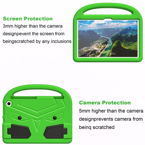 For Amazon Kindle Fire Max 11 2023 Sparrow Style Shockproof Kickstand EVA Tablet Case(Green)
