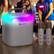 New RiXing NR8805 TWS Portable Smart Bluetooth Speaker with RGB Lighting(Black)