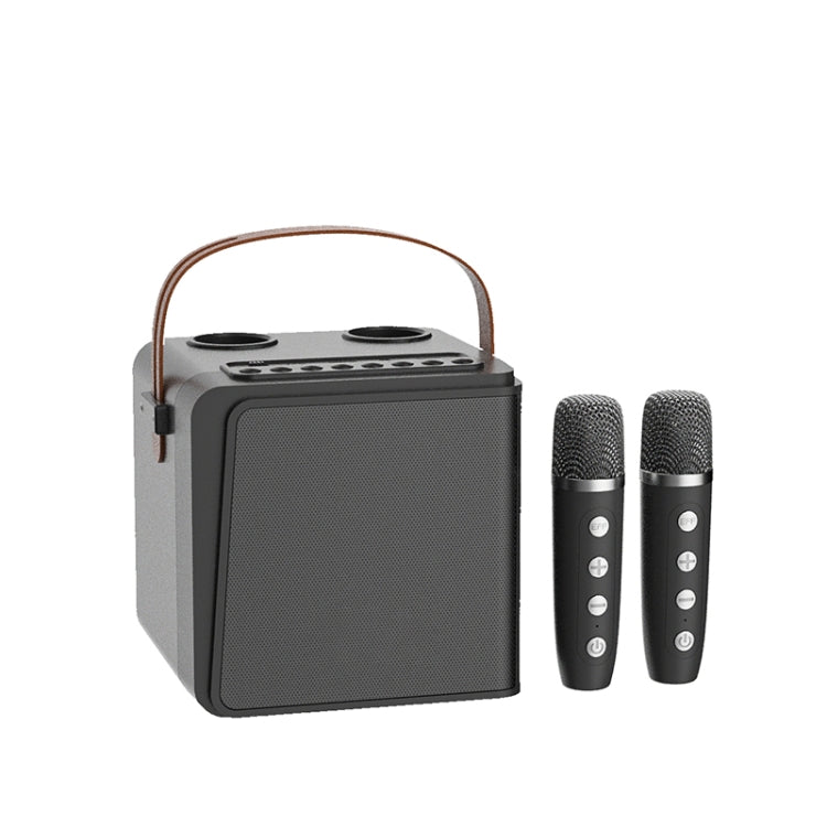 New RiXing NR8807 TWS Portable Handheld Noise Reduction Smart Wireless Bluetooth Speaker(Black)
