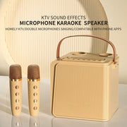 New RiXing NR8807 TWS Portable Handheld Noise Reduction Smart Wireless Bluetooth Speaker(Black)