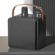 New RiXing NR8807 TWS Portable Handheld Noise Reduction Smart Wireless Bluetooth Speaker(Black)