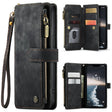 For iPhone 15 Plus CaseMe C30 Multifunctional Leather Phone Case(Black) - free shipping - PMC Jewellery - Order now!