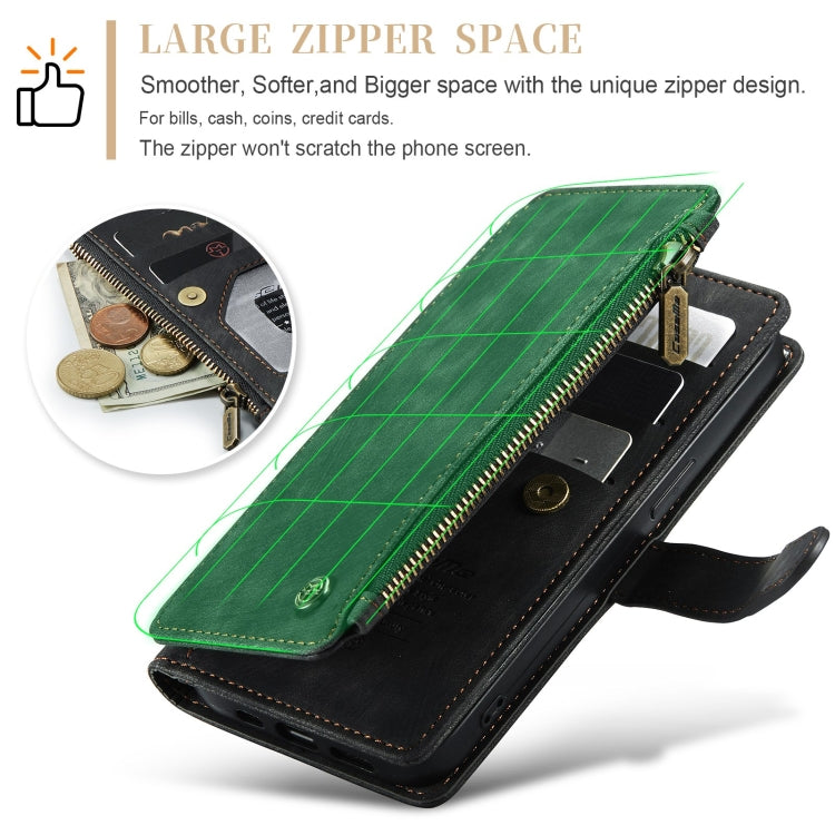 For iPhone 15 Pro CaseMe C30 Multifunctional Leather Phone Case(Black)