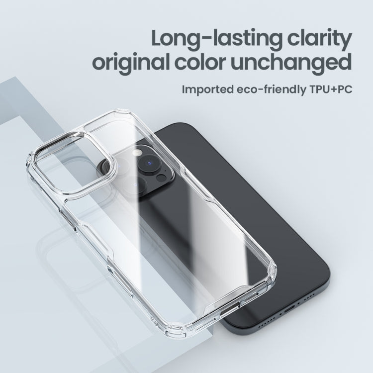 For iPhone 16 Pro Max NILLKIN Ultra Clear PC + TPU Phone Case(Transparent)