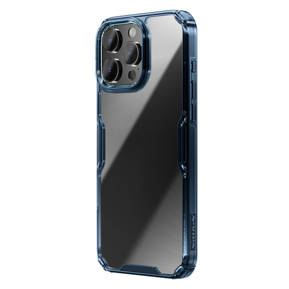For iPhone 16 Pro Max NILLKIN Ultra Clear PC + TPU Phone Case(Blue)