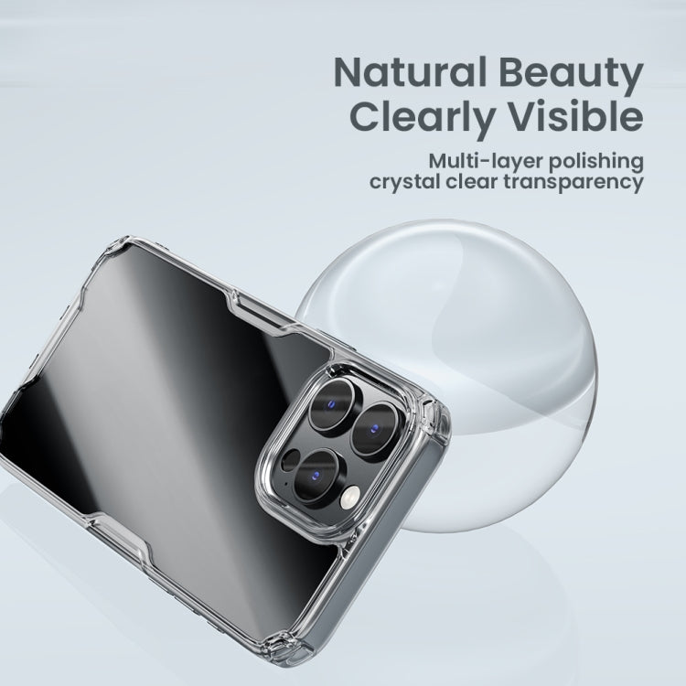 For iPhone 16 Pro NILLKIN Ultra Clear PC + TPU Phone Case(Blue)