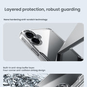 For iPhone 16 Plus NILLKIN Ultra Clear PC + TPU Phone Case(Transparent)