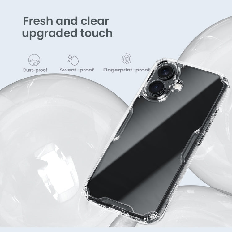 For iPhone 16 Plus NILLKIN Ultra Clear PC + TPU Phone Case(Transparent)