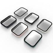 For Xiaomi Mi Band 8 Pro PC + Tempered Film Integrated Watch Protective Case(Ivory White)