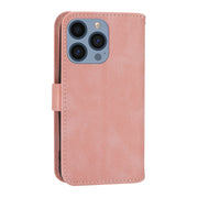 For iPhone 16 Pro Max Oil Skin Zipper Wallet Leather Phone Case(Pink)