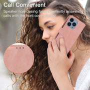 For iPhone 16 Pro Max Oil Skin Zipper Wallet Leather Phone Case(Pink)