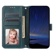For iPhone 16e Oil Skin Zipper Wallet Leather Phone Case(Blue)