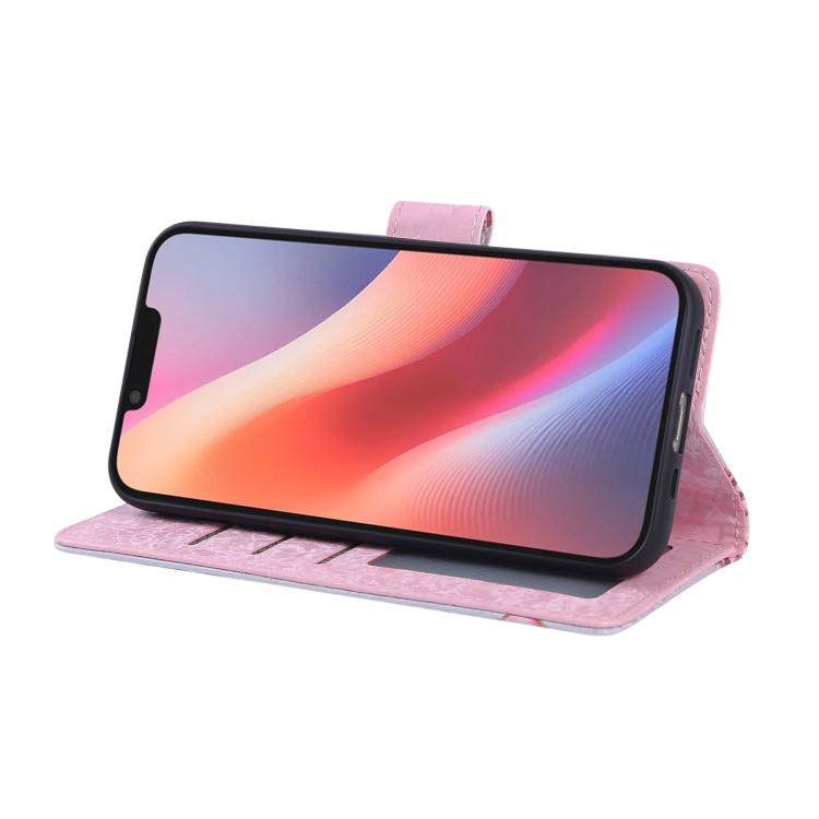 For iPhone 16e Bronzing Painting RFID Leather Case(Pastoral Rose)