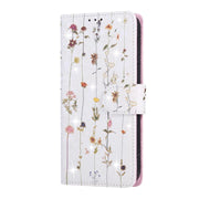 For iPhone 16e Bronzing Painting RFID Leather Case(Dreid Flower World)