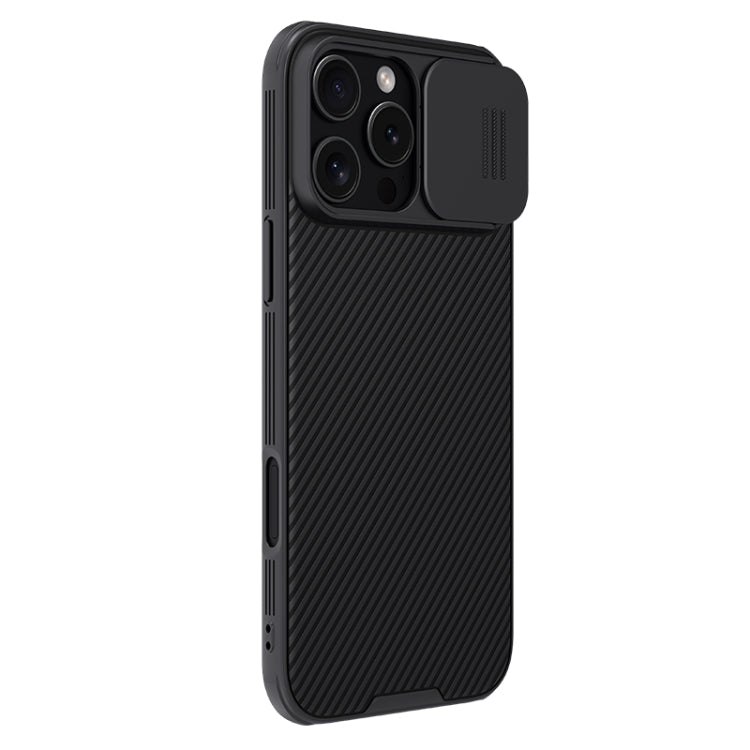 For iPhone 16 Pro Max NILLKIN CamShield Pro Magnetic Magsafe Phone Case(Black)