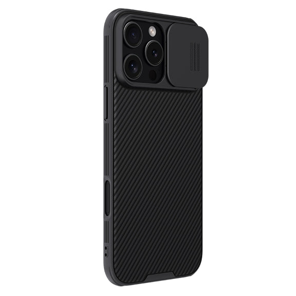 For iPhone 16 Pro Max NILLKIN CamShield Pro Magnetic Magsafe Phone Case(Black)