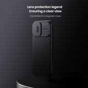 For iPhone 16 Pro Max NILLKIN CamShield Pro Magnetic Magsafe Phone Case(Black)