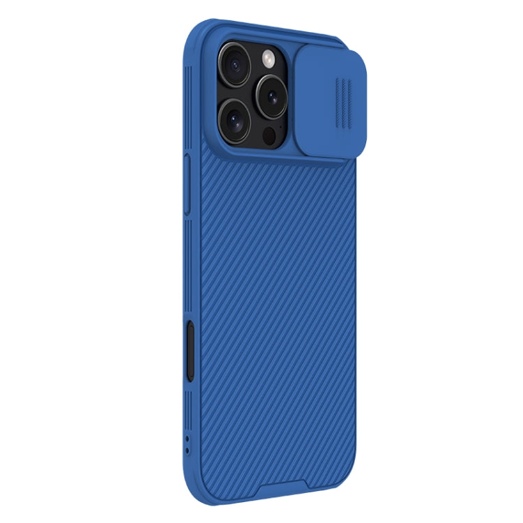 For iPhone 16 Pro Max NILLKIN CamShield Pro Magnetic Magsafe Phone Case(Blue)