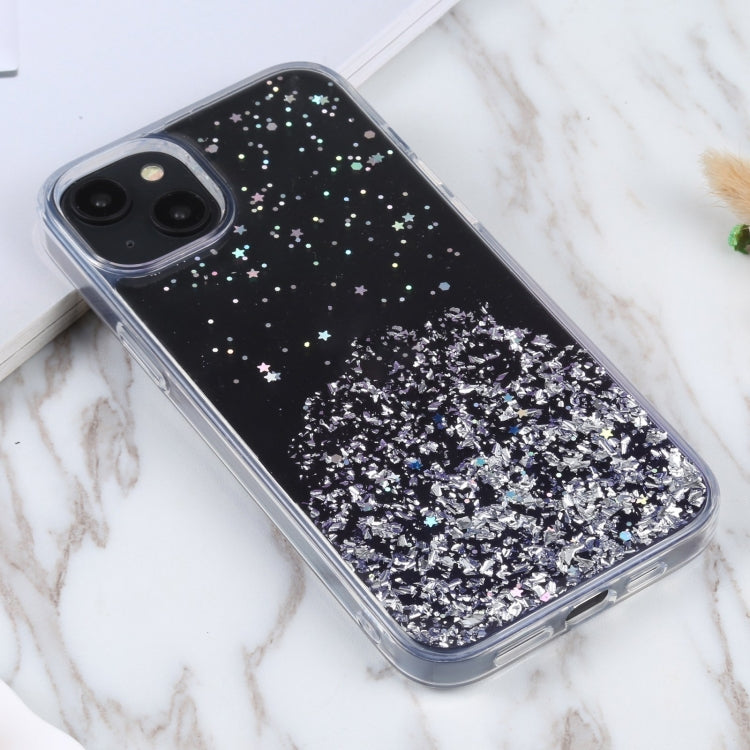 For iPhone 15 DFANS DESIGN Golden Diamond TPU+PC Phone Case(Purple)