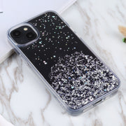 For iPhone 15 DFANS DESIGN Golden Diamond TPU+PC Phone Case(Purple)