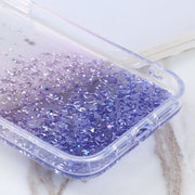 For iPhone 15 DFANS DESIGN Golden Diamond TPU+PC Phone Case(Purple)
