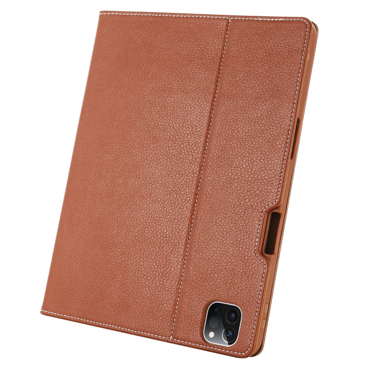 For iPad Pro 11 inch (2020) GEBEI PU+TPU Horizontal Flip Protective Tablet Case with Holder & Card Slots(Gold)