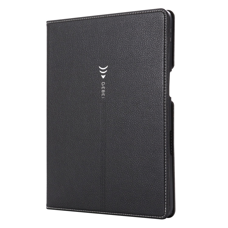 For iPad Pro 11 inch (2020) GEBEI PU+TPU Horizontal Flip Protective Tablet Case with Holder & Card Slots(Black)