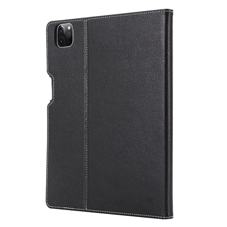 For iPad Pro 11 inch (2020) GEBEI PU+TPU Horizontal Flip Protective Tablet Case with Holder & Card Slots(Black)