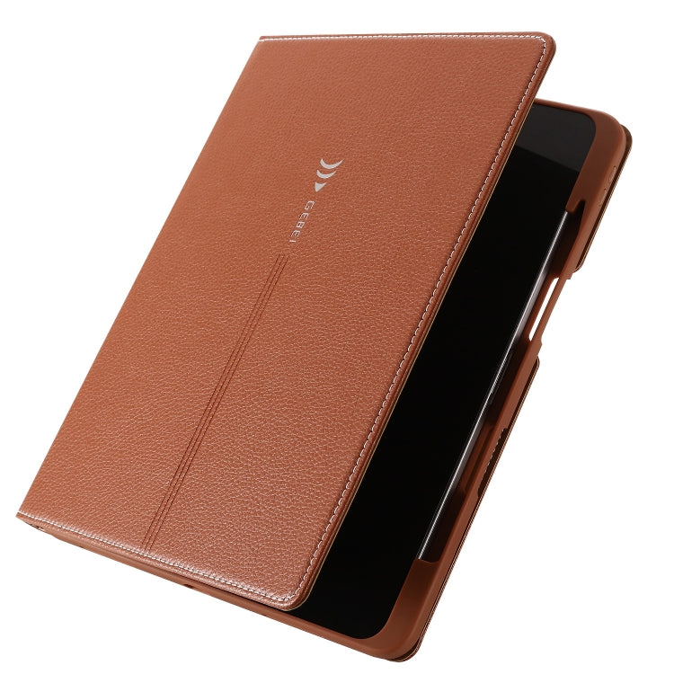 For iPad Pro 11 inch (2020) GEBEI PU+TPU Horizontal Flip Protective Tablet Case with Holder & Card Slots(Black)