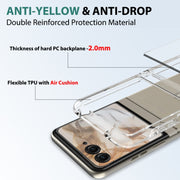 For Motorola Razr 50 / Razr 2024 Scratchproof Acrylic TPU Phone Case(Transparent)