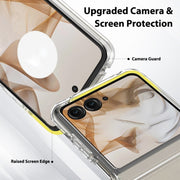 For Motorola Razr 50 / Razr 2024 Scratchproof Acrylic TPU Phone Case(Transparent)