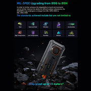 Blackview BV6200 Pro, 6GB+128GB, IP68/IP69K/MIL-STD-810H, 6.56 inch Android 13 MediaTek Helio P35 Octa Core, Network: 4G, OTG(Black)