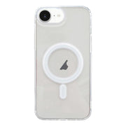 For iPhone 16e MagSafe Magnetic Clear Acrylic TPU Phone Case(Transparent)