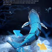LS-XDU/RC B4 Remote Control Whale Toy Can Dive And Spray Water(Royal Blue)