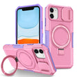 For iPhone 11 Sliding Camshield Magsafe Holder TPU Hybrid PC Phone Case(Purple Pink) - iPhone 11 Cases by PMC TechLife | Online Shopping South Africa | PMC TechLife