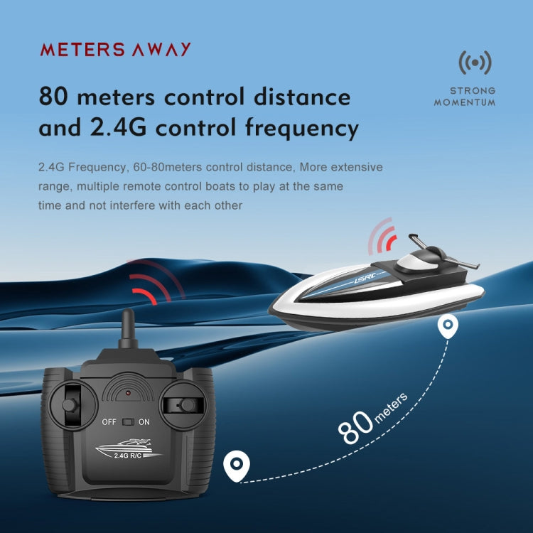 B8 Double Propeller Long Endurance High Speed Remote Control Boat(Red)