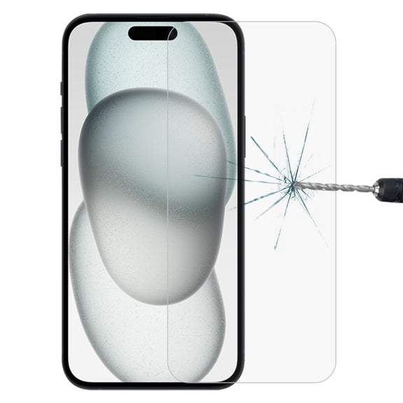 For iPhone 15 / 15 Pro 0.26mm 9H 2.5D Tempered Glass Film